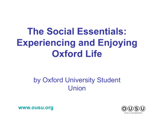 The Social Essentials - University of Oxford