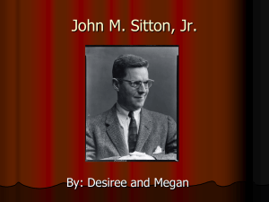 John M. Sitton, Jr. - Greenville County School District