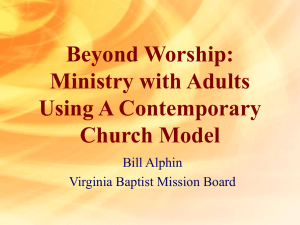 How Small Groups - Virginia Baptists