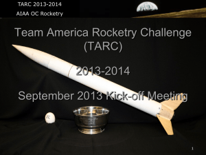 2014 - AIAA OC Rocketry