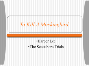 Author and Scottsboro Trial PowerPoint