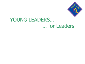 Presentation on Young leaders