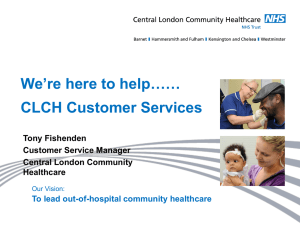 here - Healthwatch Central West London
