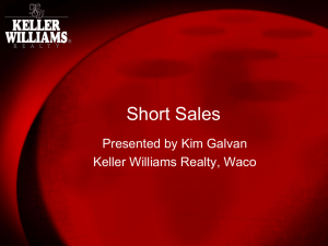 Short Sales - Keller Williams Realty