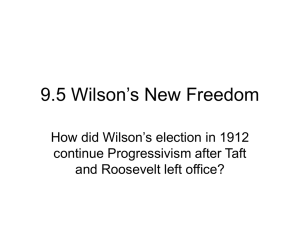 9.5 Wilson`s New Freedom - Clayton Valley Charter High School