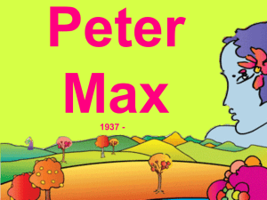 peter max lecture