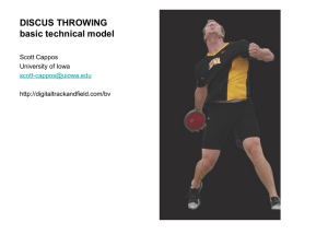 discus drills for beginners