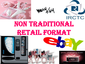 Non traditional Retail format PPT 5