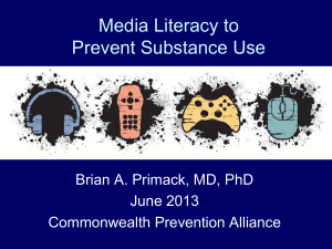 3C Media Literacy ppt - Commonwealth Prevention Alliance