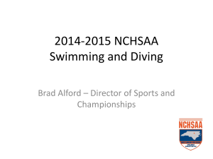 2014-15 Swimming and Diving Rules PowerPoint