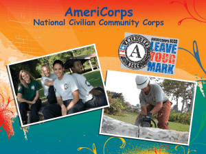 NCCC- Leave Your Mark - National Service Inclusion Project