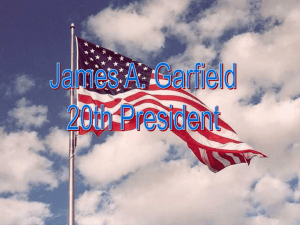 James A. Garfield 20th President