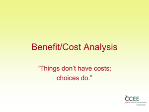 Benefit-Cost