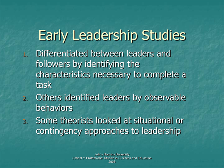 Leadership_Studies Early Childhood Community