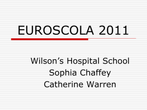 EUROSCOLA 2011 - European Studies