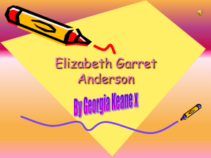 Elizabeth Garret Anderson