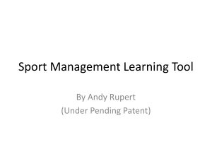 File - Andy Rupert (Sport Management