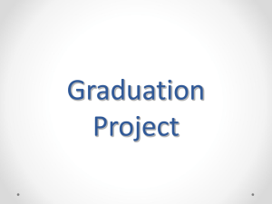 Graduation Project Responsibilities