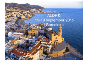 ALDP© 15-18 september 2015 i Barcelona