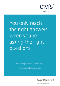 You only reach the right answers when you`re asking the right