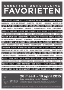 28 maart &ndash; 19 april 2015 - Bergeijkse Kunstenaars Vereniging