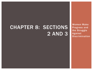Chapter 8: Sections 2 and 3