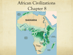 African Civilizations: Chapter 8