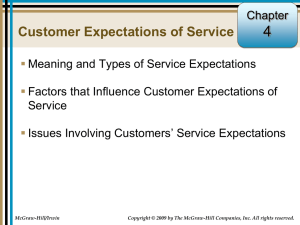 Factors That Influence Desired Service