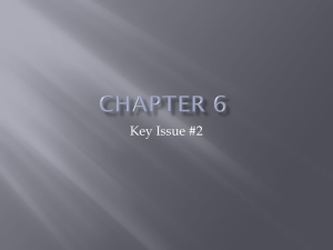 Chapter 6 Key Issue #2x