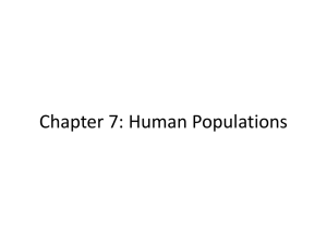 C H A P T E R 7 Human Populations