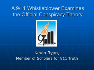 9/11: A Closer Look at the Official Conspiracy Theory