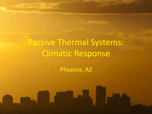 Passive Thermal Systems: Phoenix AZ