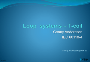 T-coil Loop System
