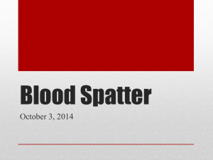 Blood Spatter - Uplift Education