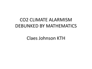 CO2 Climate Alarmism Debunked by Mathematics