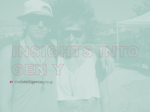 Research Insights: Insights into Gen Y