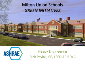 Milton-Union Schools: Green Initiative