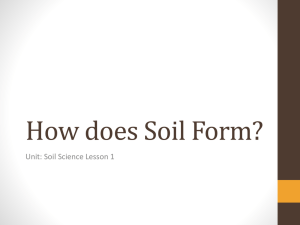 How does Soil Form?