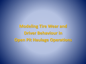 Simulating Drivers and Tire Wear Rates