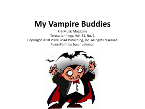 My Vampire Buddies - Bulletin Boards for the Music Classroom