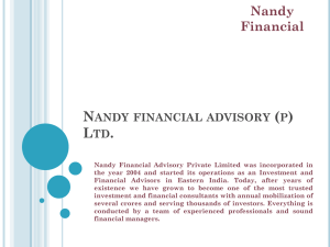 Liquid fund - nandy financial advisory private limited