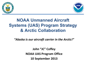 ACE TRIM and NOAA UAS - International Arctic Research Center