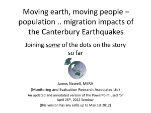 26th March 2012 Seminar powerpoint summary