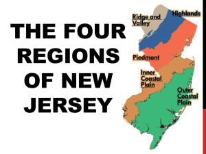 New Jersey*s Natural Region