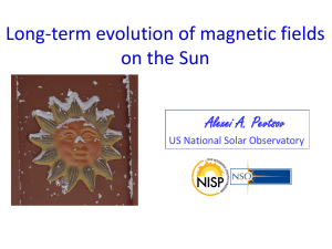 Long-term evolution of solar magnetic fields