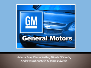 General Motors Today
