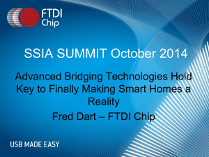 SSIA Summit Presentation Oct 2014 – FTDIChip