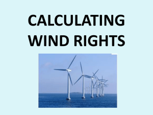 CALCULATING WIND RIGHTS