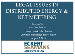 Net Metering - University of Pittsburgh School of Law
