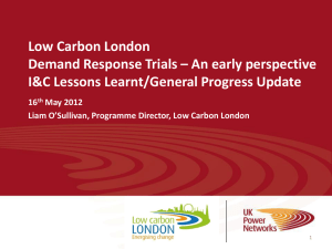 Low Carbon London - A Learning Journey